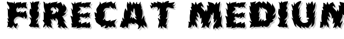 Firecat Medium font